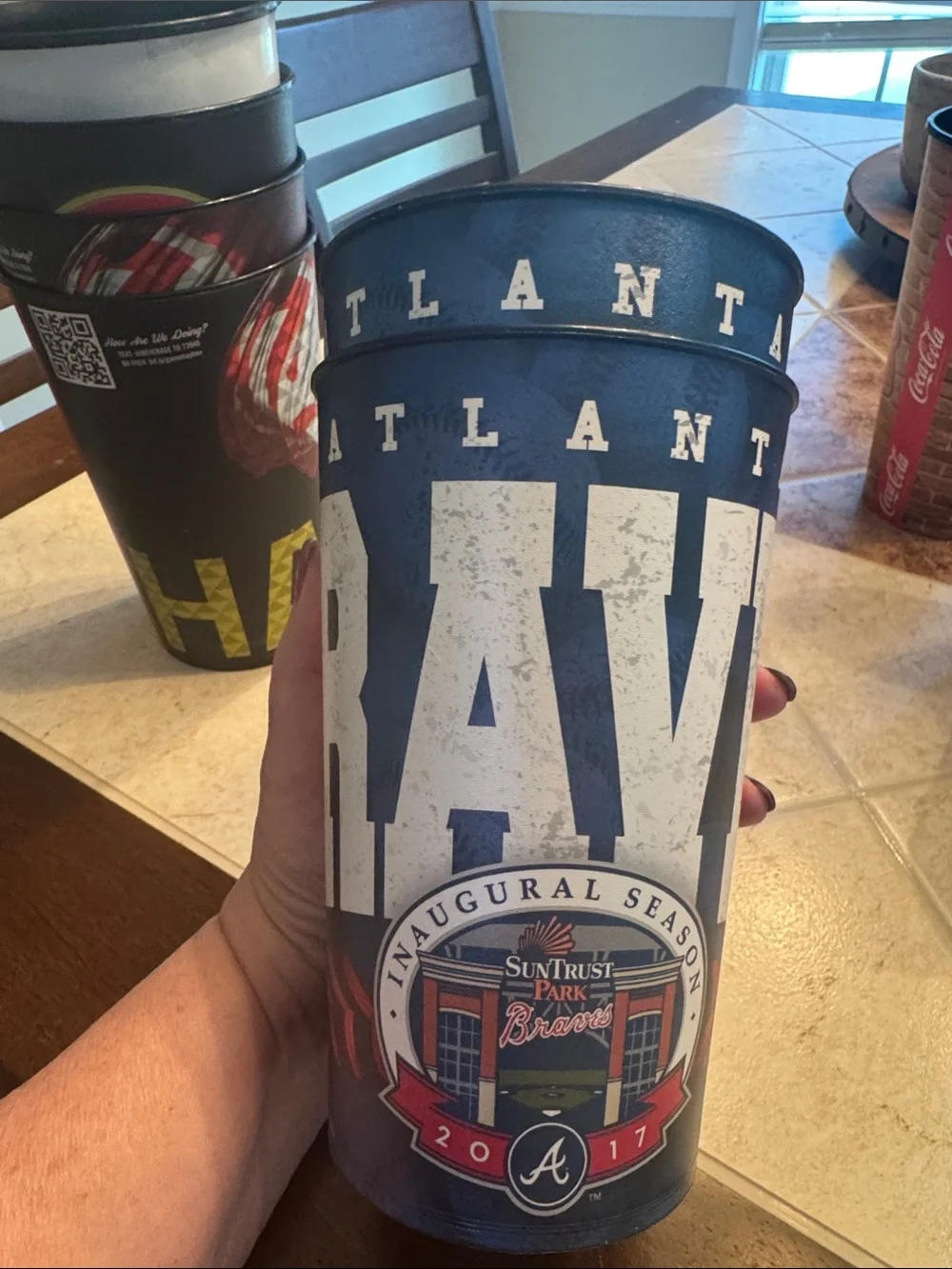 Atlanta Hawks AND Braves cups